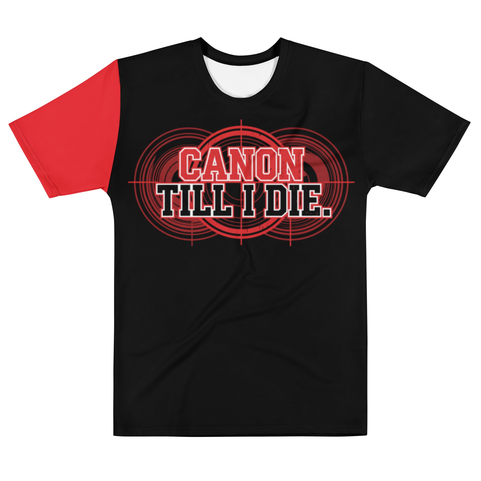Canon Till I Die™ — Lens Sniper Collection Men’s crew neck t-shirt