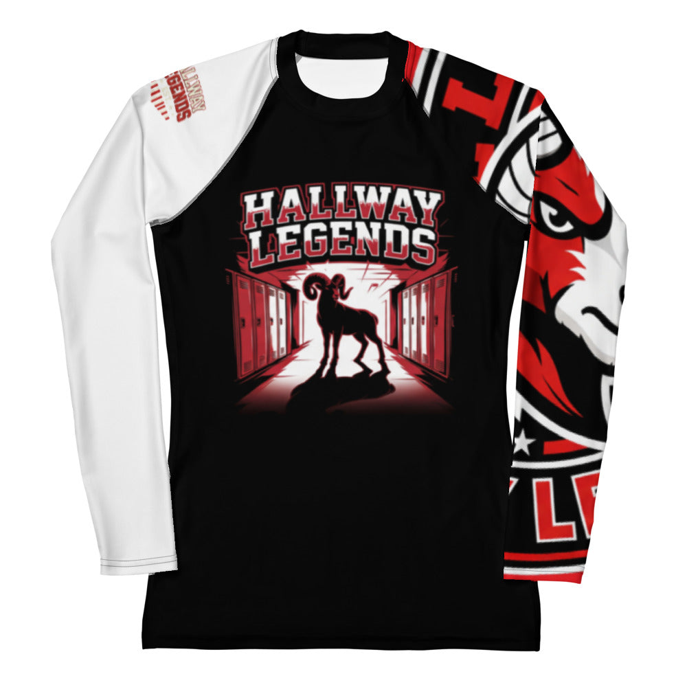 Women's Hallway Legends “Private Issue” Long Sleeve Performance Rash Guard