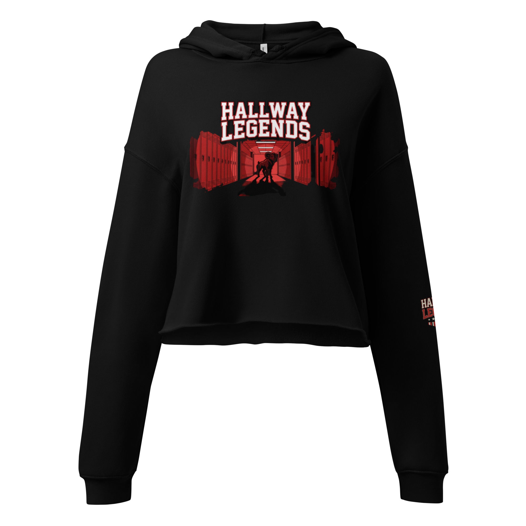 Hallway Legends “Legends Walk Different” Cropped Hoodie